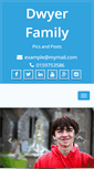 Mobile Screenshot of dwyerfamily.com